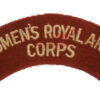 Women's Royal Army Corps (WOMEN'S ROYAL ARMY/CORPS) Cloth Shoulder Title