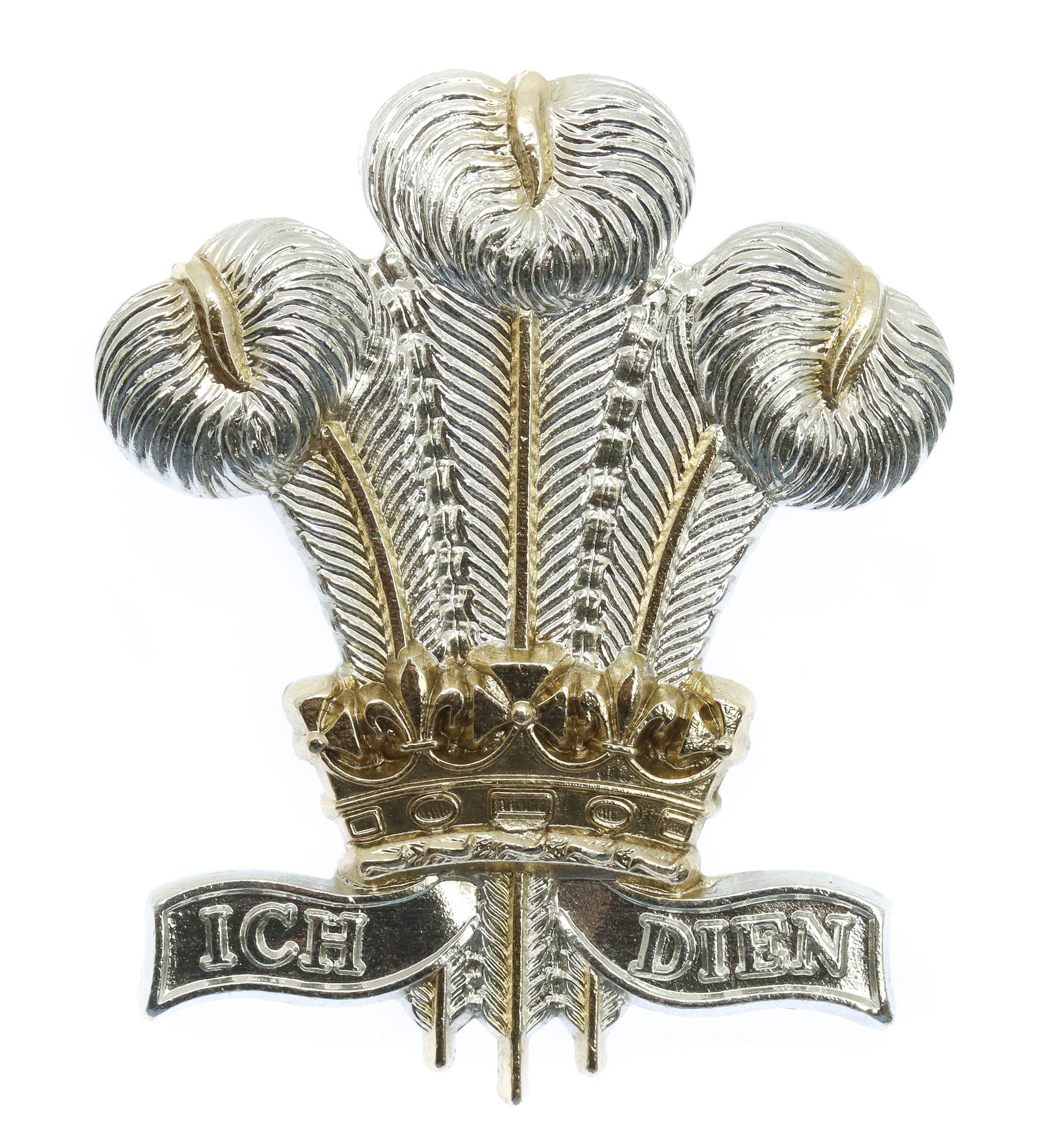 The Royal Regiment of Wales Anodised (Staybrite) Cap Badge