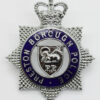 Preston Borough Police Senior Officer's Enamelled Cap Badge - Queen's Crown