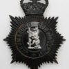 Warwickshire Constabulary Night Helmet Plate - Queen's Crown