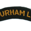 Durham Light Infantry (DURHAM L.I.) Cloth Shoulder Title