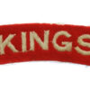 The King's Regiment (KINGS) Cloth Shoulder Title