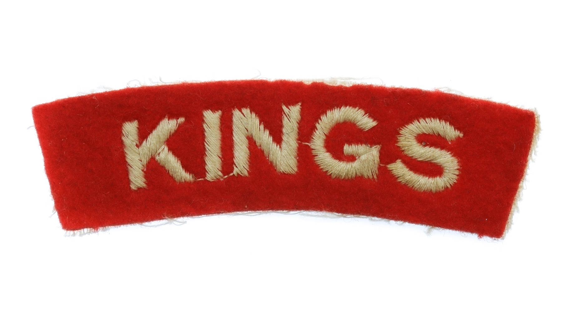 The King's Regiment (KINGS) Cloth Shoulder Title