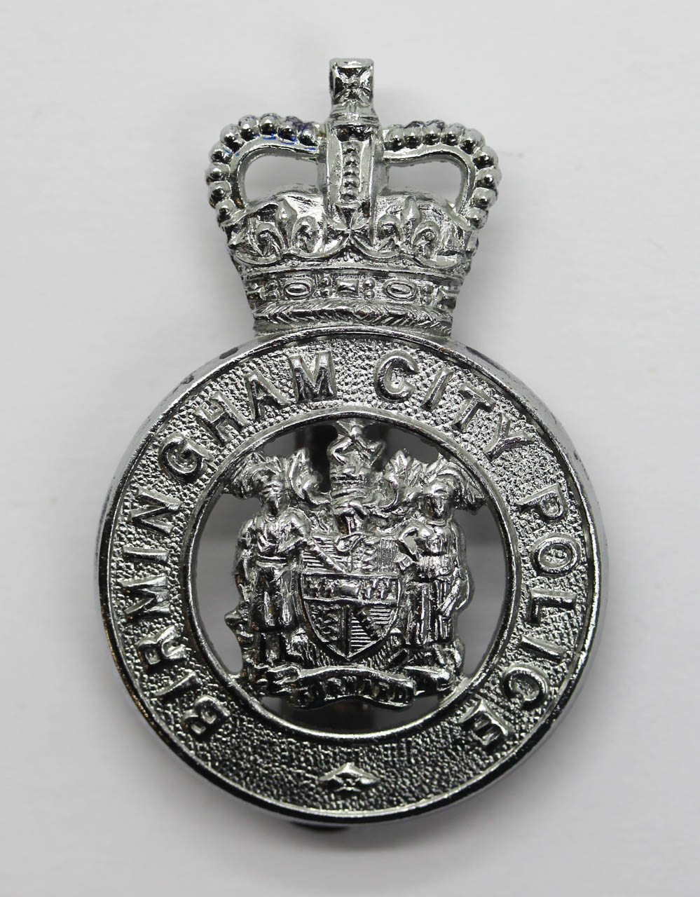 Birmingham City Police Cap Badge - Queen's Crown