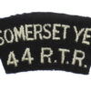 North Somerset Yeomanry (NORTH SOMERSET YEOMANRY/44R.T.R.) Cloth Shoulder Title
