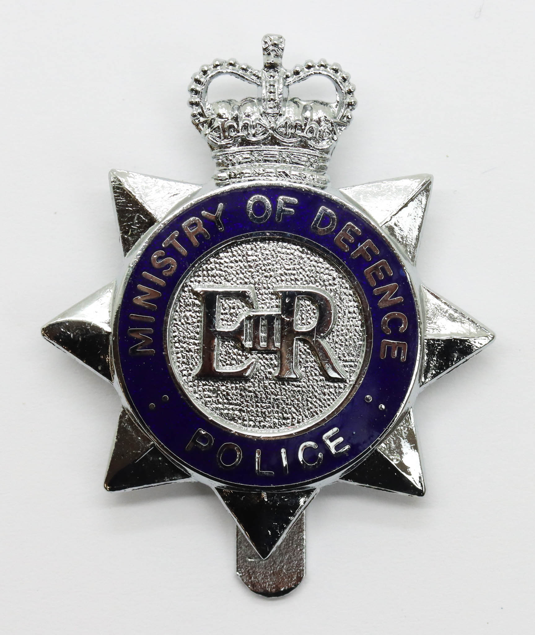 Ministry of Defence Police Enamelled Cap Badge - Queen's Crown