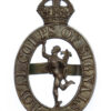 Royal Corps of Signals Officer's Service Dress Cap Badge - King's Crown