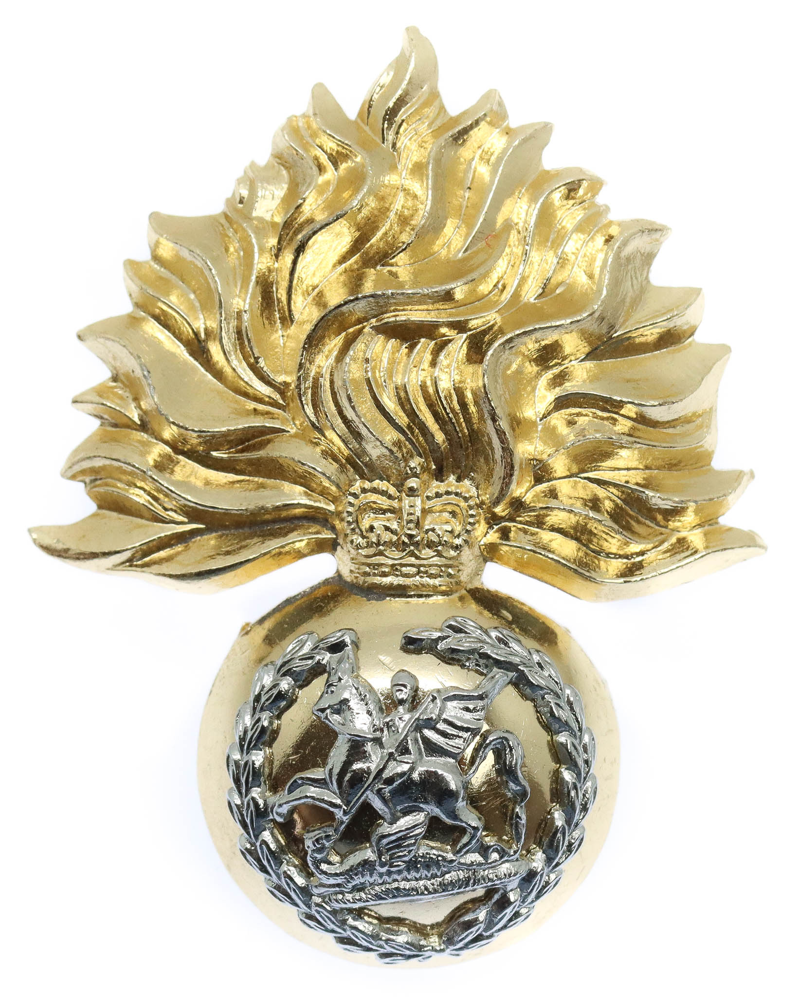 Royal Regiment of Fusiliers Anodised (Staybrite) Cap Badge