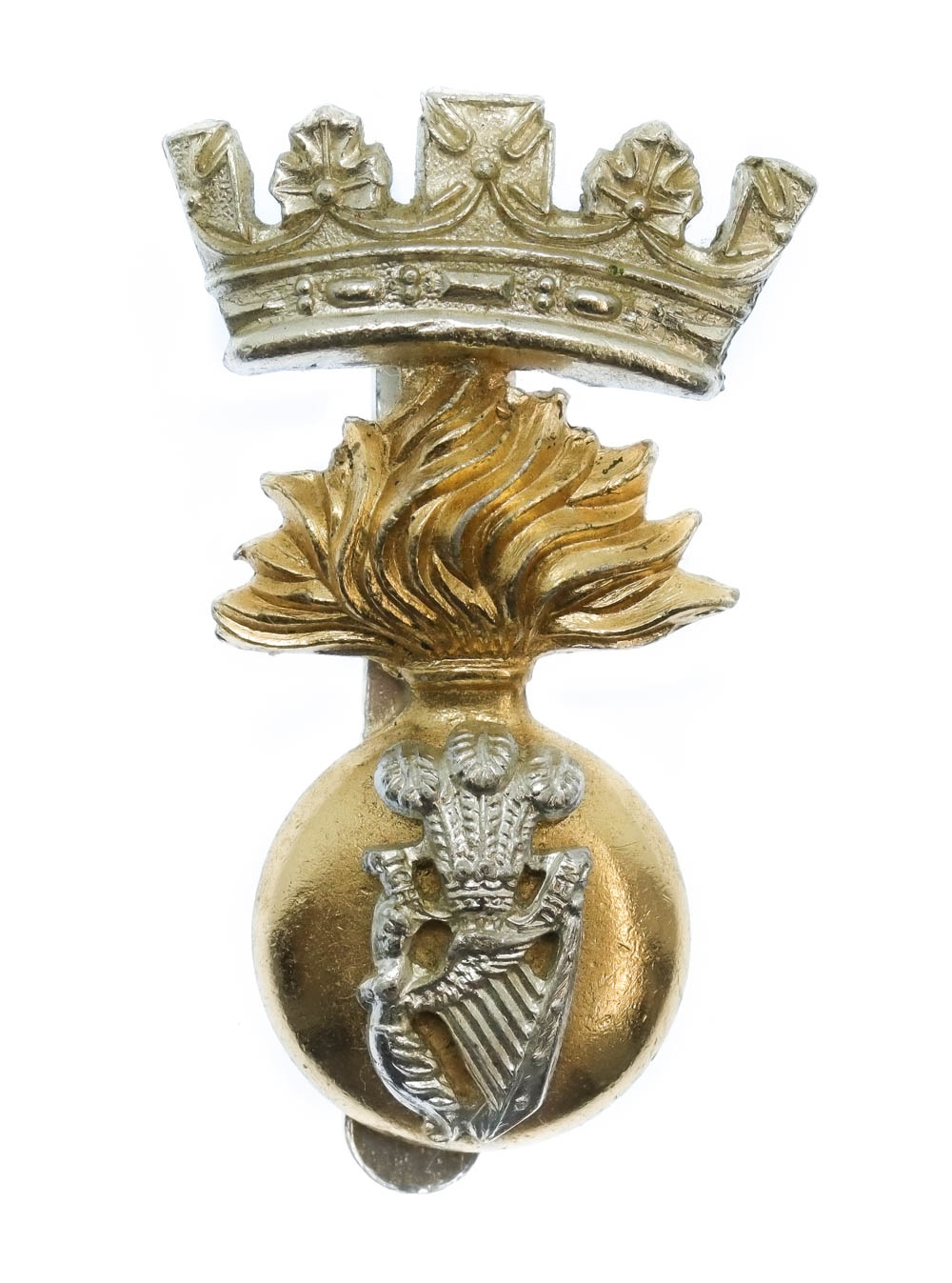 Royal Irish Fusiliers Anodised (Staybrite) Cap Badge