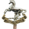 The King's (Liverpool) Regiment Anodised (Staybrite) Cap Badge