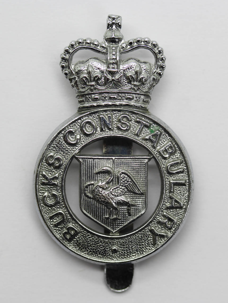 Buckinghamshire Constabulary Cap Badge - Queen's Crown