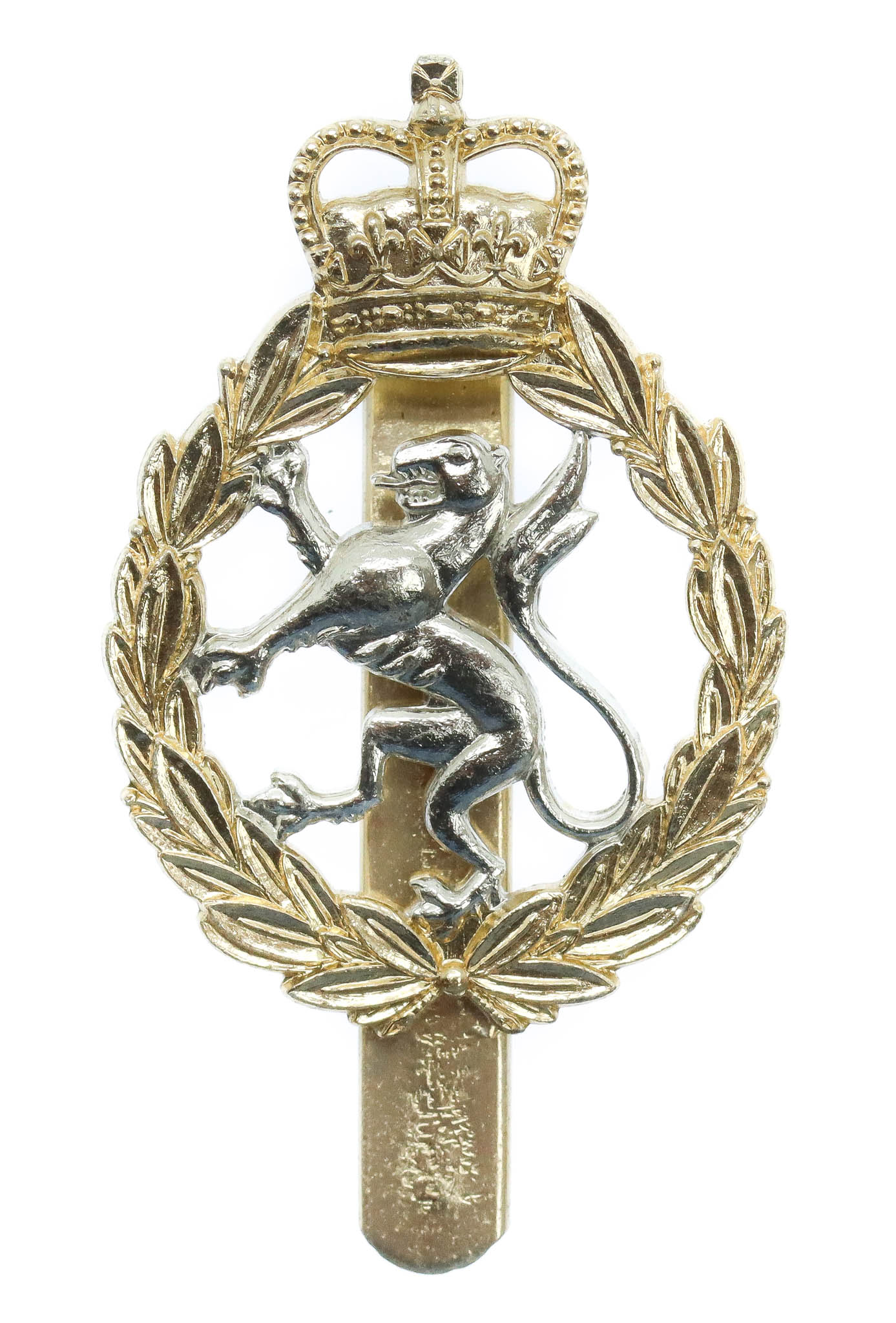 Women's Royal Army Corps (W.R.A.C.) Anodised (Staybrite) Cap Badge