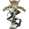 Royal Electrical & Mechanical Engineers (R.E.M.E.) Anodised (Staybrite) Cap Badge