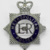 Metropolitan Police Senior Officer's Enamelled Cap Badge - Queen's Crown