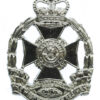 7th Battalion P.W.O. West Yorkshire Regiment (Leeds Rifles) Anodised (Staybrite) Cap Badge (with Tank)