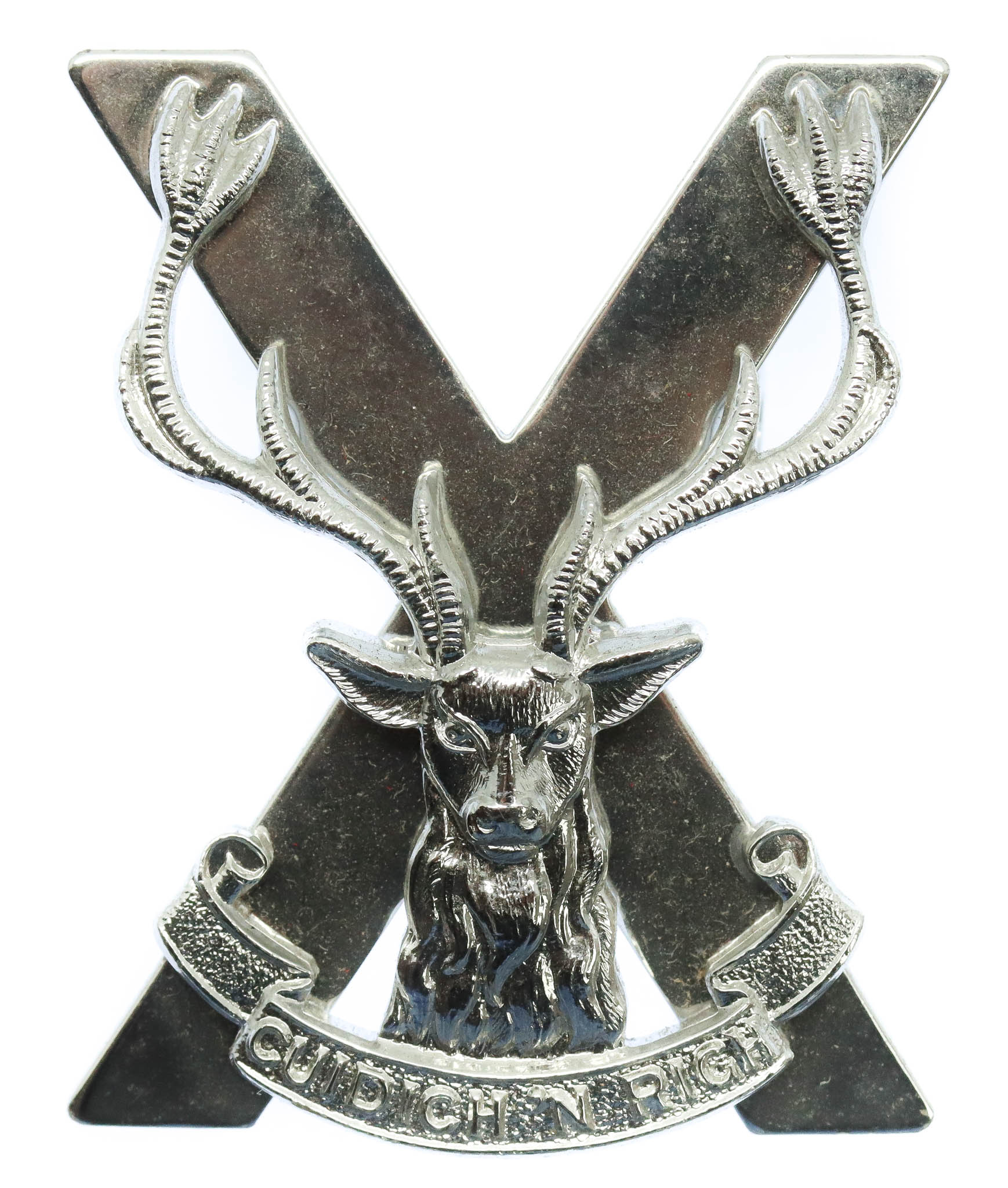 Highland Brigade Anodised (Staybrite) Cap Badge