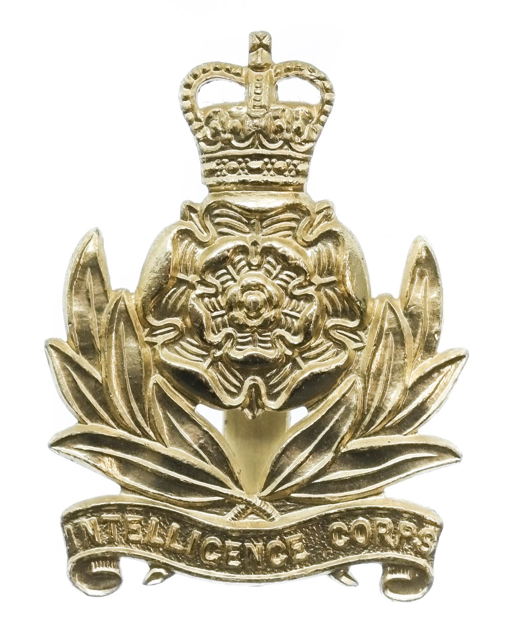 Intelligence Corps Anodised (Staybrite) Cap Badge