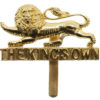 King's Own (Royal Lancaster) Regiment Anodised (Staybrite) Cap Badge