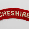 Cheshire Regiment (CHESHIRE) Cloth Shoulder Title
