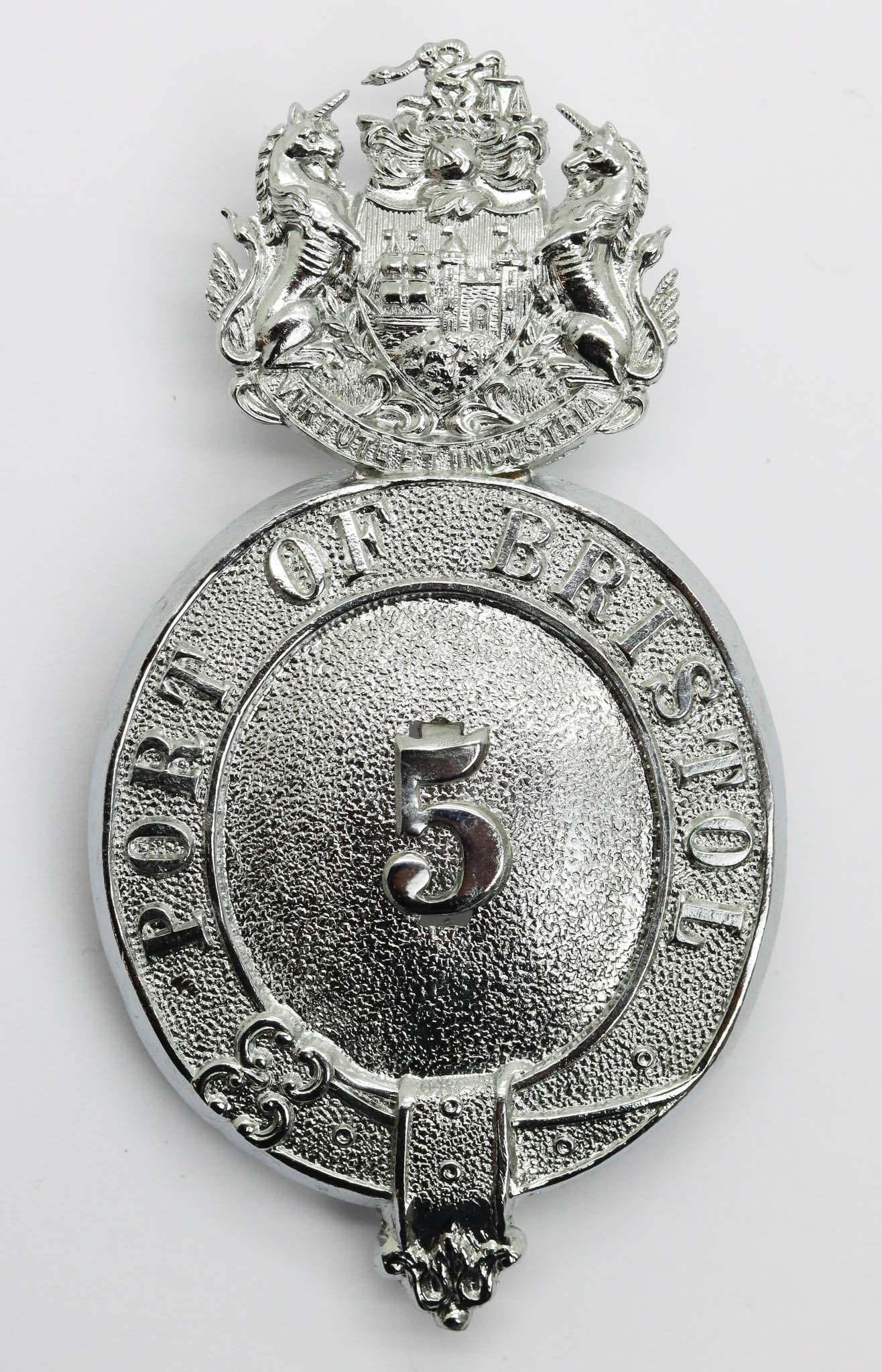 Port of Bristol Police (5) Helmet Plate