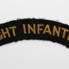 Light Infantry (LIGHT INFANTRY) Cloth Shoulder Title