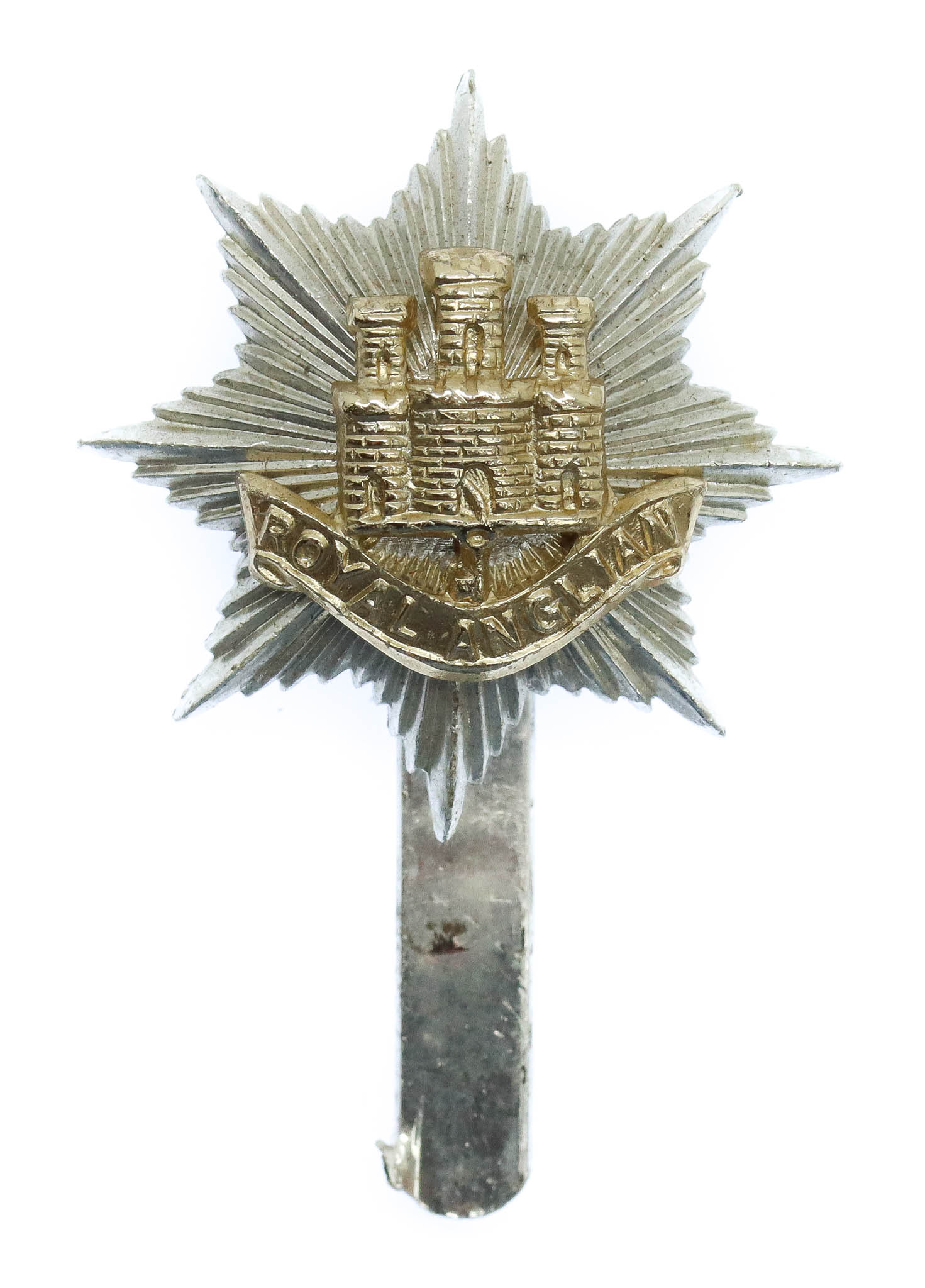 Royal Anglian Regiment Anodised (Staybrite) Cap Badge