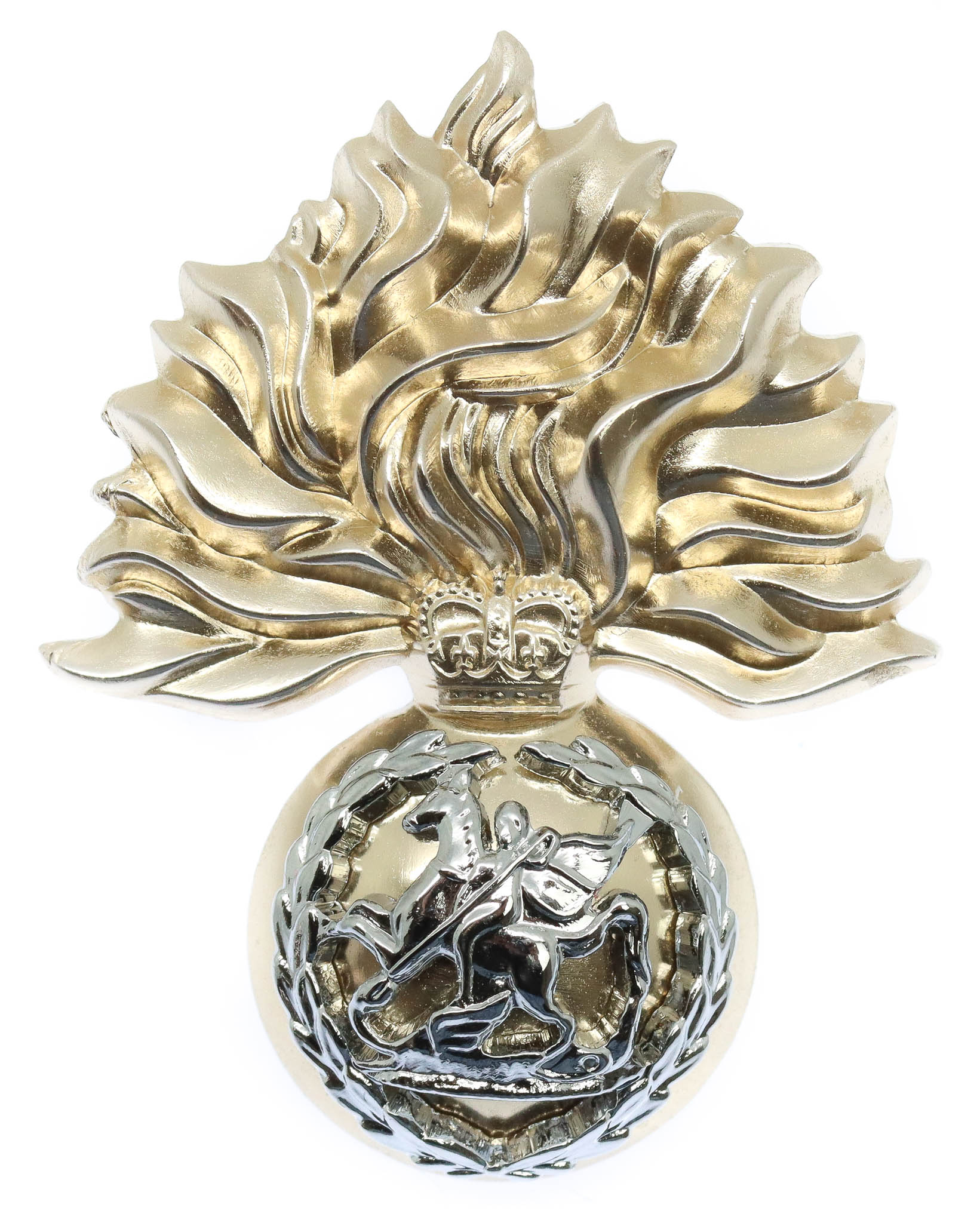 Royal Regiment of Fusiliers Anodised (Staybrite) Cap Badge