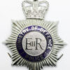 Ministry of Defence Police Enamelled Helmet Plate - Queen's Crown