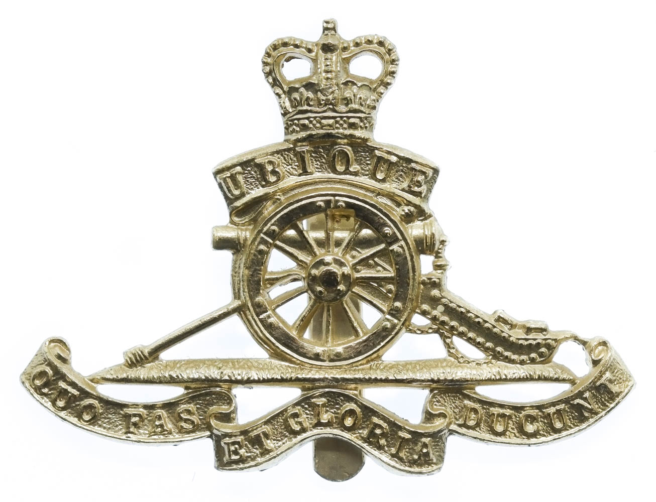 Royal Artillery Anodised (Staybrite) Cap Badge
