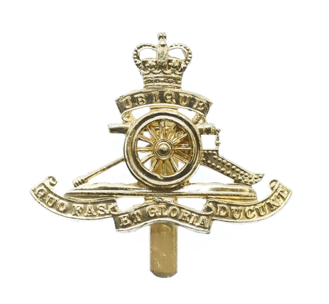Royal Artillery Anodised (Staybrite) Beret Badge