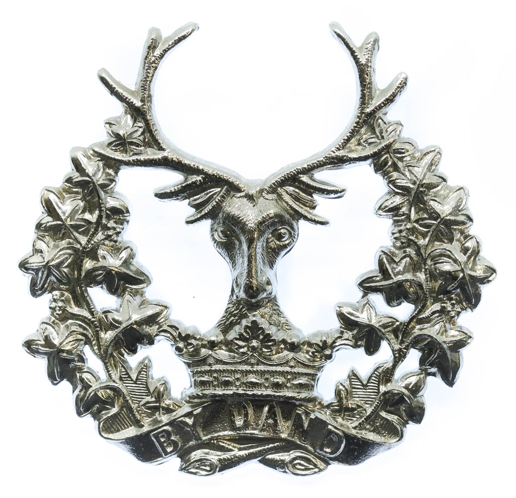 Gordon Highlanders Anodised (Staybrite) Cap Badge