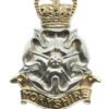 Yorkshire Brigade Anodised (Staybrite) Cap Badge