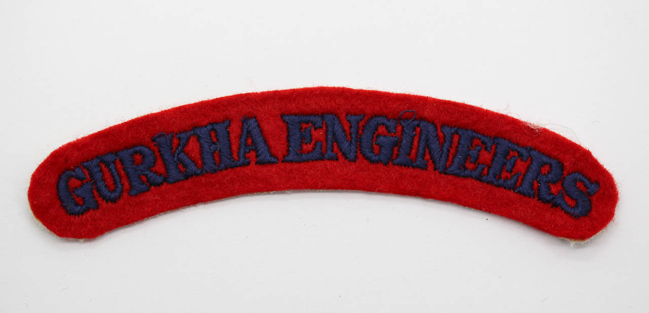 Gurkha Engineers (GURKHA ENGINEERS) Cloth Shoulder Title