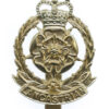 Lancastrian Brigade Anodised (Staybrite) Cap Badge