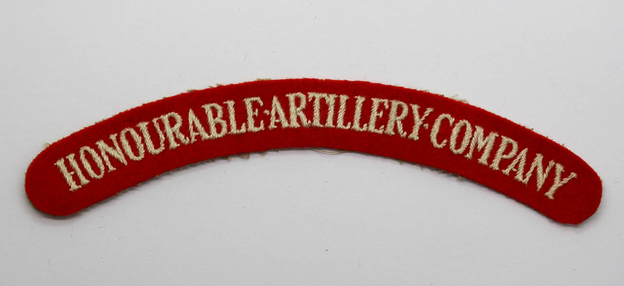 Honourable Artillery Company (HONOURABLE ARTILLERY COMPANY) Cloth Shoulder Title