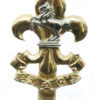 The King's Regiment Anodised (Staybrite) Beret Badge