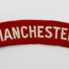 Manchester Regiment (MANCHESTER) Cloth Shoulder Title