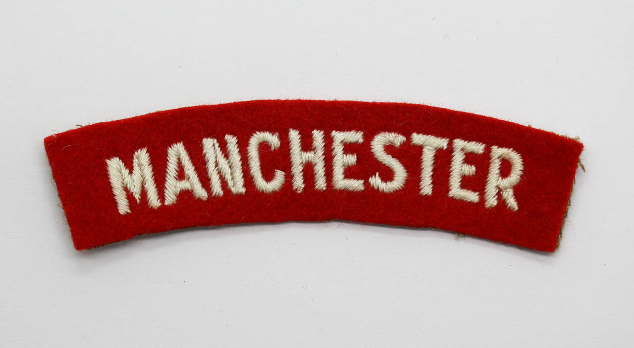 Manchester Regiment (MANCHESTER) Cloth Shoulder Title
