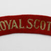 Royal Scots (ROYAL SCOTS) Cloth Shoulder Title