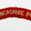 Lancashire Regiment (LANCASHIRE (PWV)) Cloth Shoulder Title