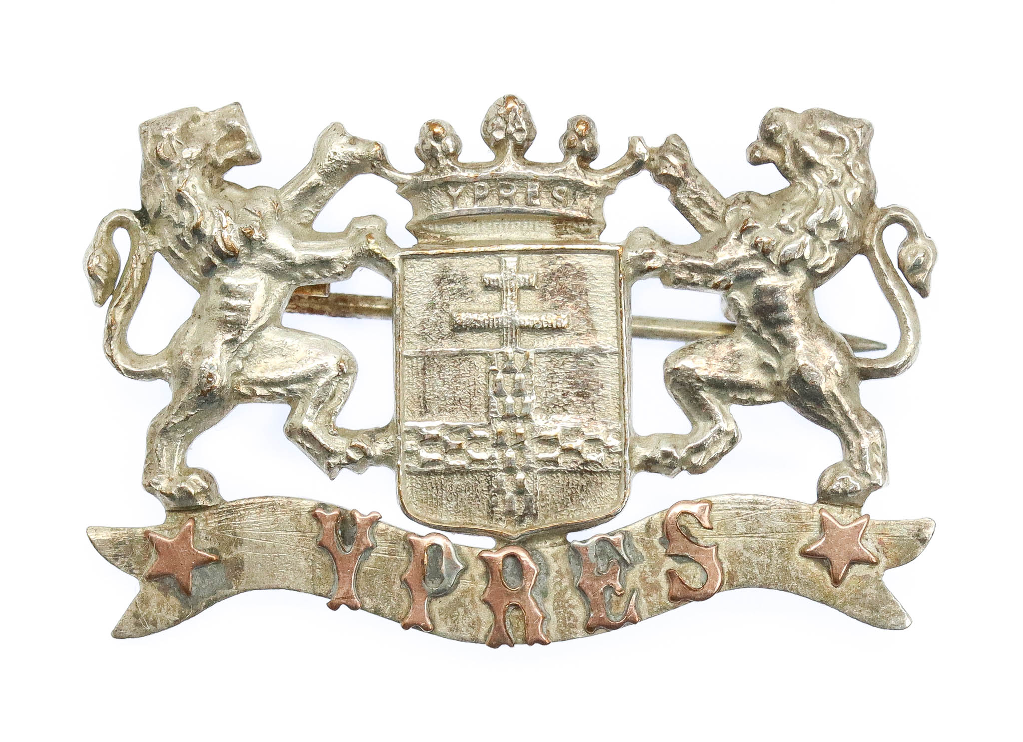 WWI Battle of Ypres Sweetheart Brooch