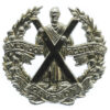 Liverpool Scottish (Queen's Own Cameron Highlanders) Anodised (Staybrite) Cap Badge