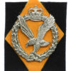 Army Air Corps Anodised (Staybrite) Cap Badge