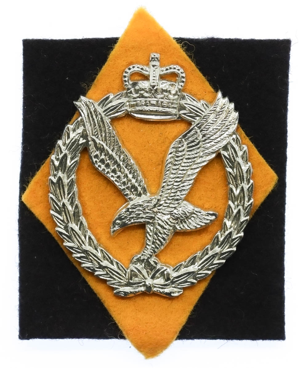 Army Air Corps Anodised (Staybrite) Cap Badge