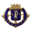 WWI Battle of Peronne Enamelled Sweetheart Brooch