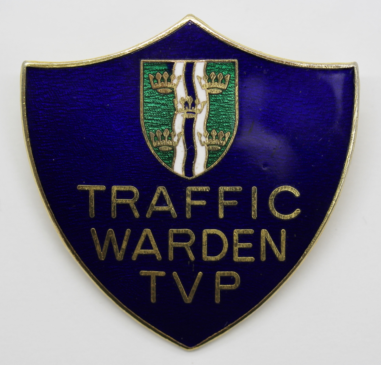 Thames Valley Police Traffic Warden Enamelled Cap Badge