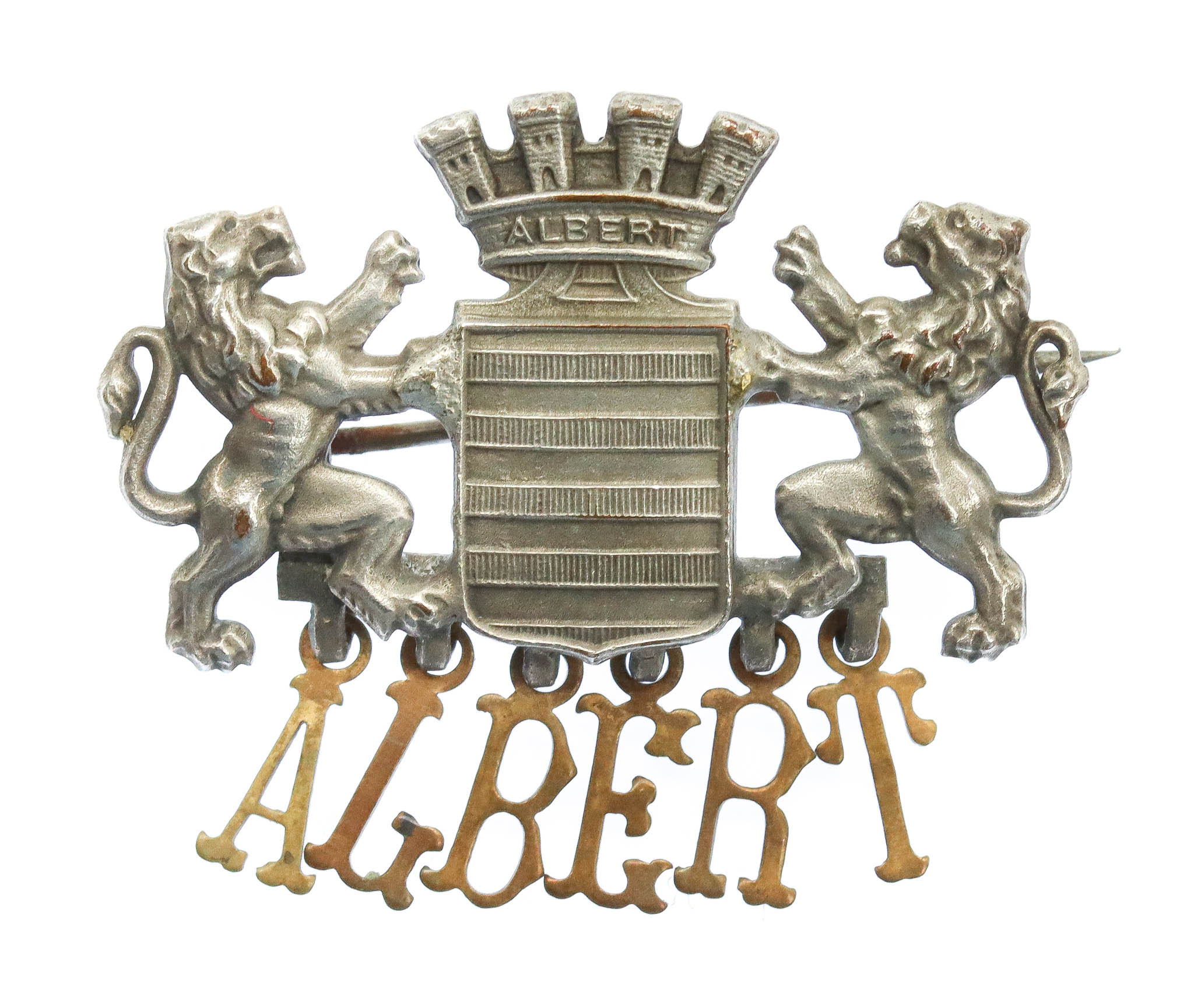 WWI Battle of Albert Sweetheart Brooch