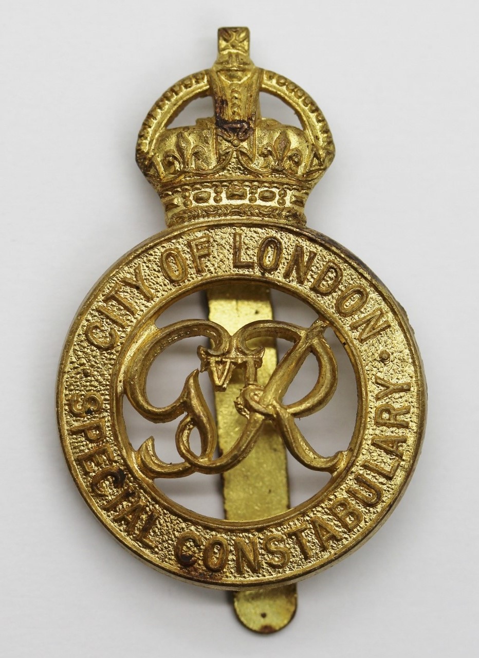 George VI City of London Special Constabulary Cap Badge