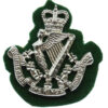 8th (Irish) Bn. The King's (Liverpool) Regiment Anodised (Staybrite) Cap Badge - Queen's Crown
