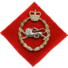 King's Own Royal Border Regiment Anodised (Staybrite) Cap Badge